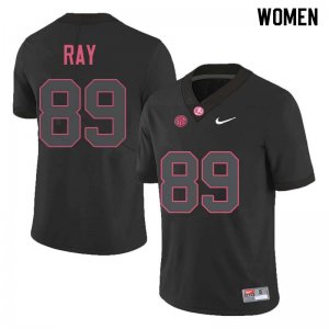 NCAA Women's Alabama Crimson Tide #89 LaBryan Ray Stitched College Nike Authentic Black Football Jersey ZE17A36NS